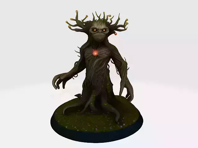 Verdant Guardian - Treant Leshen 3D Model Miniature