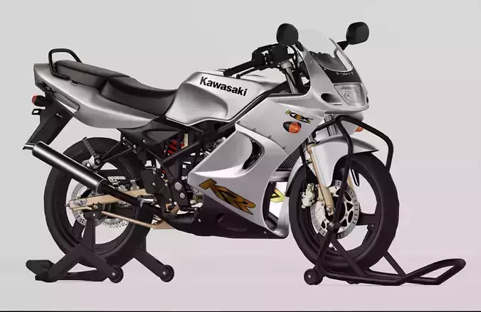 Ninja RR Old 3D Modelling Low-poly 3D model