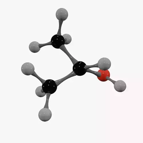 Isopropanol Molecule