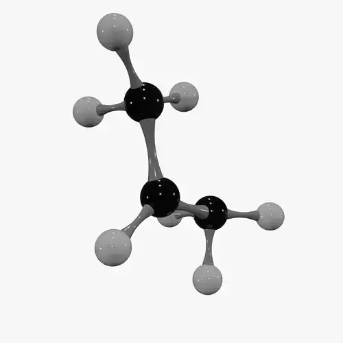 Isopropyl Chloride Molecule