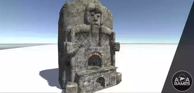 Dwarven forge Free low-poly 3D model