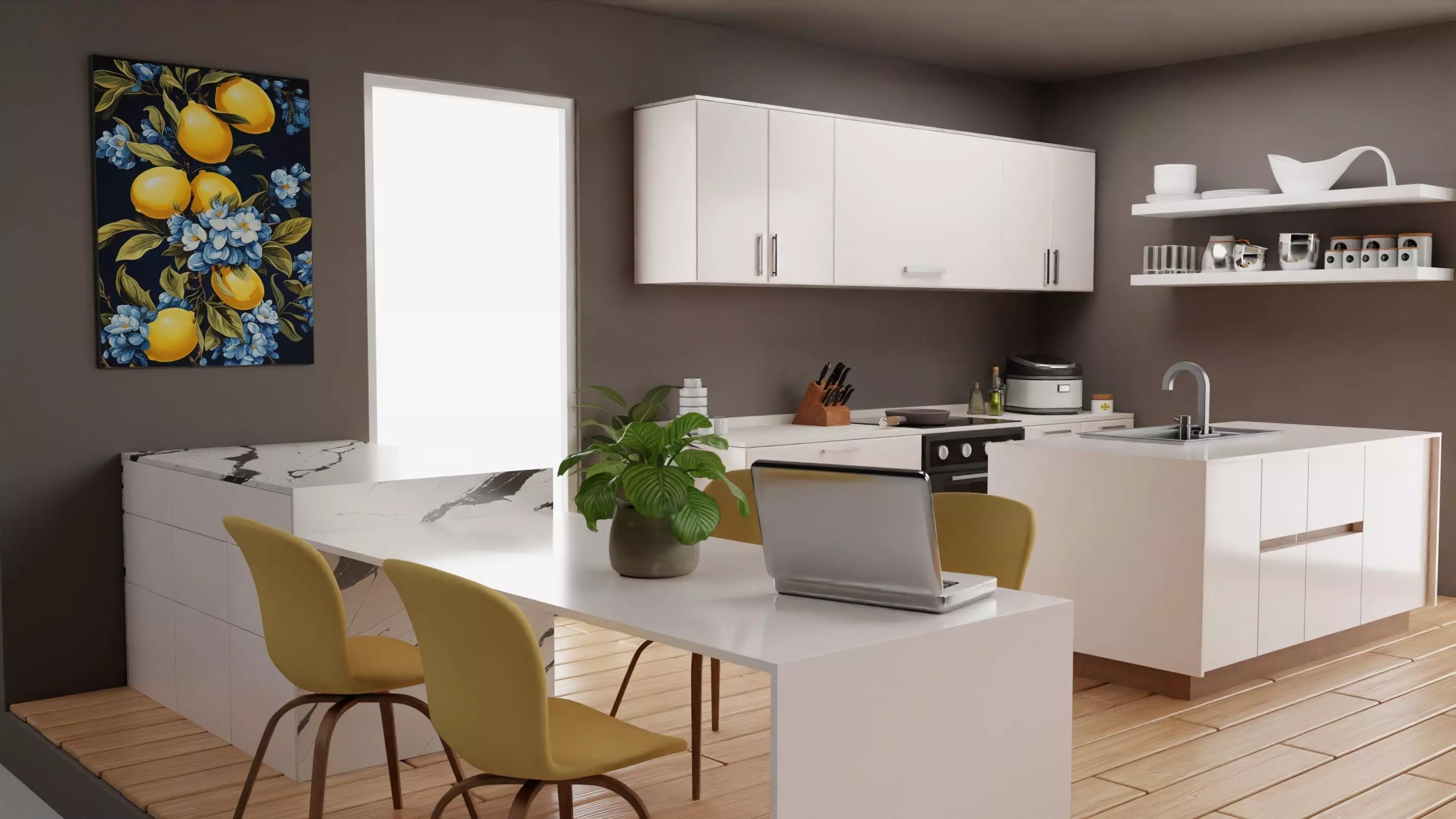 House isometric 3D model_4