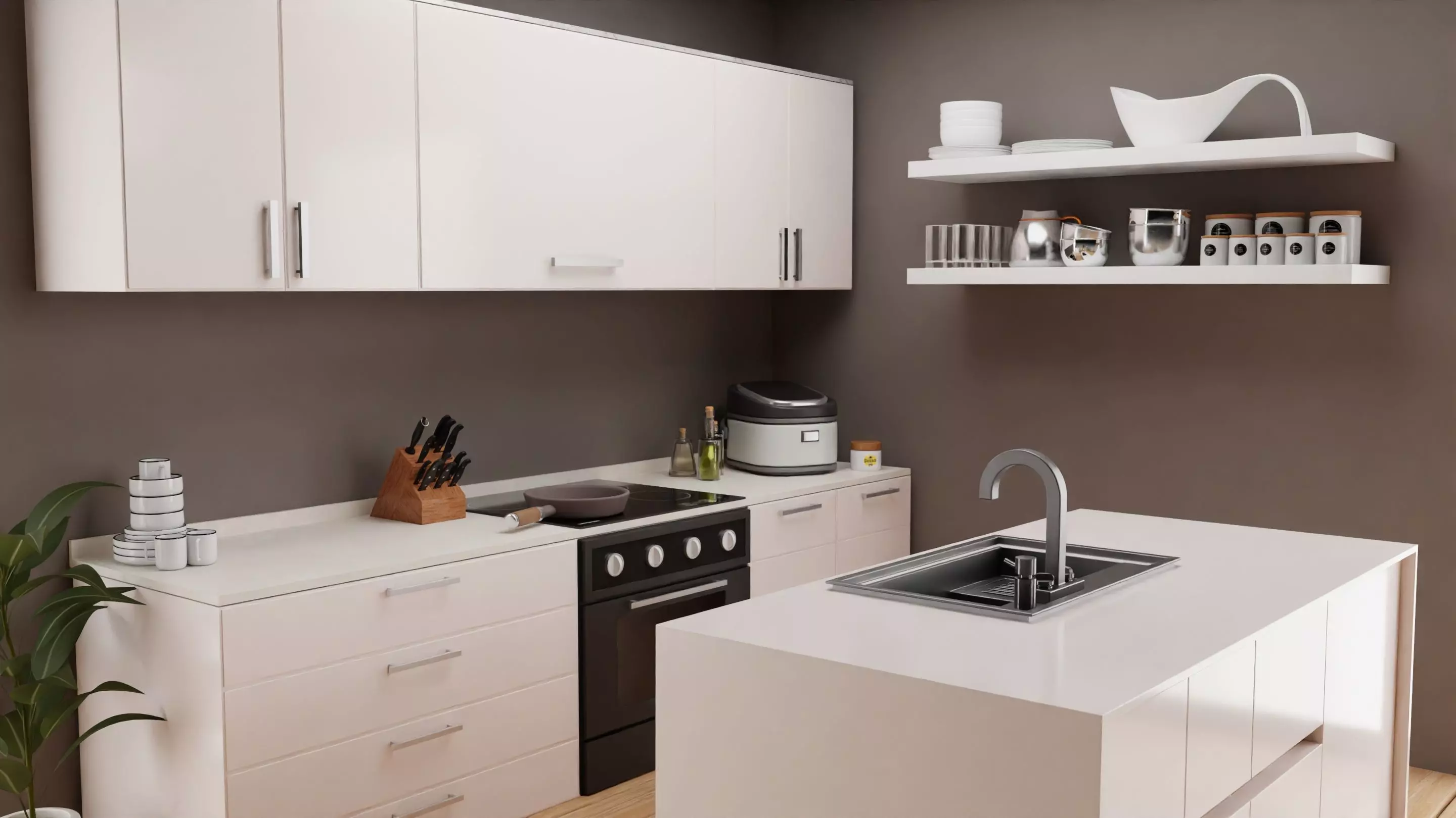 House isometric 3D model_3