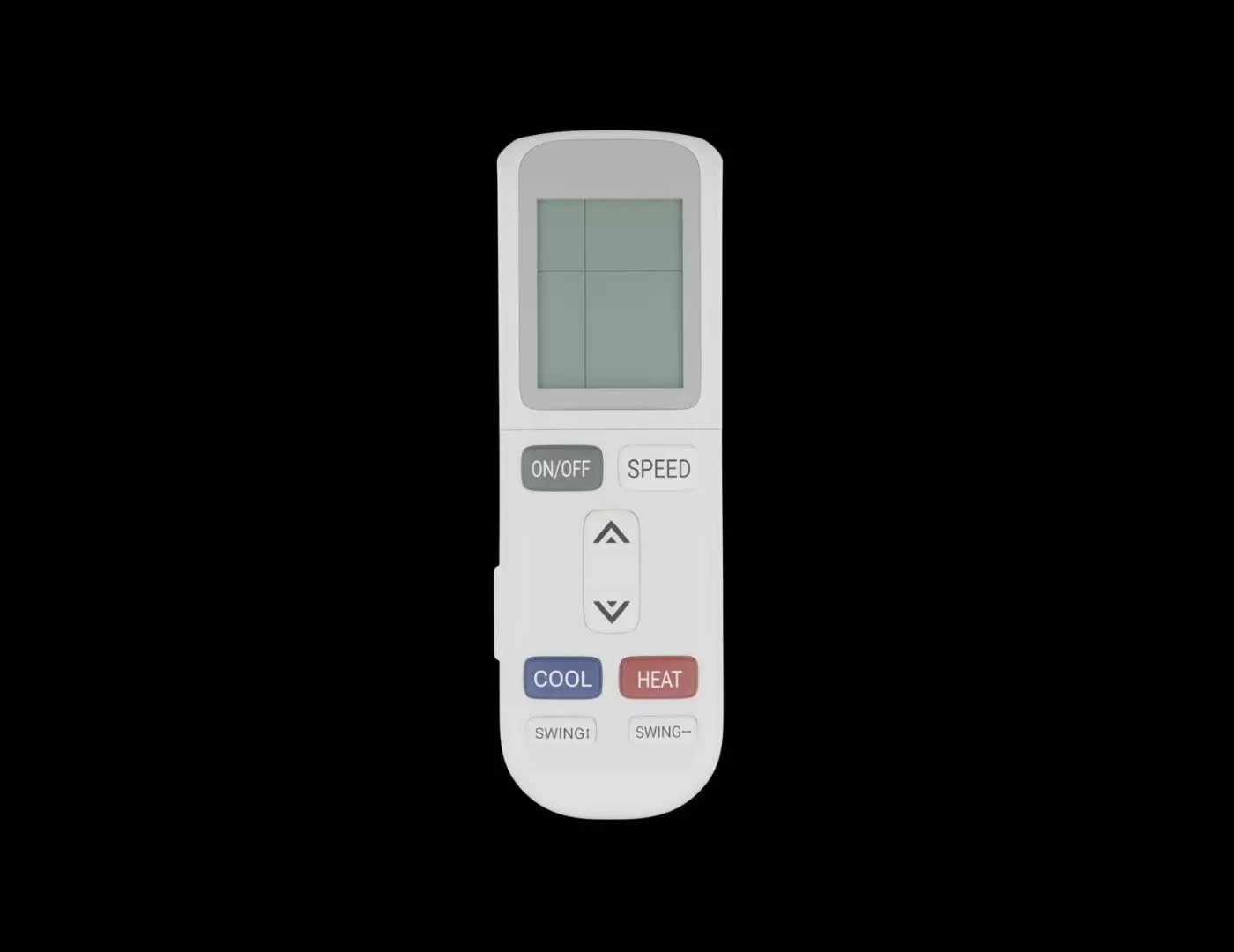 AC remote control  3D model_0