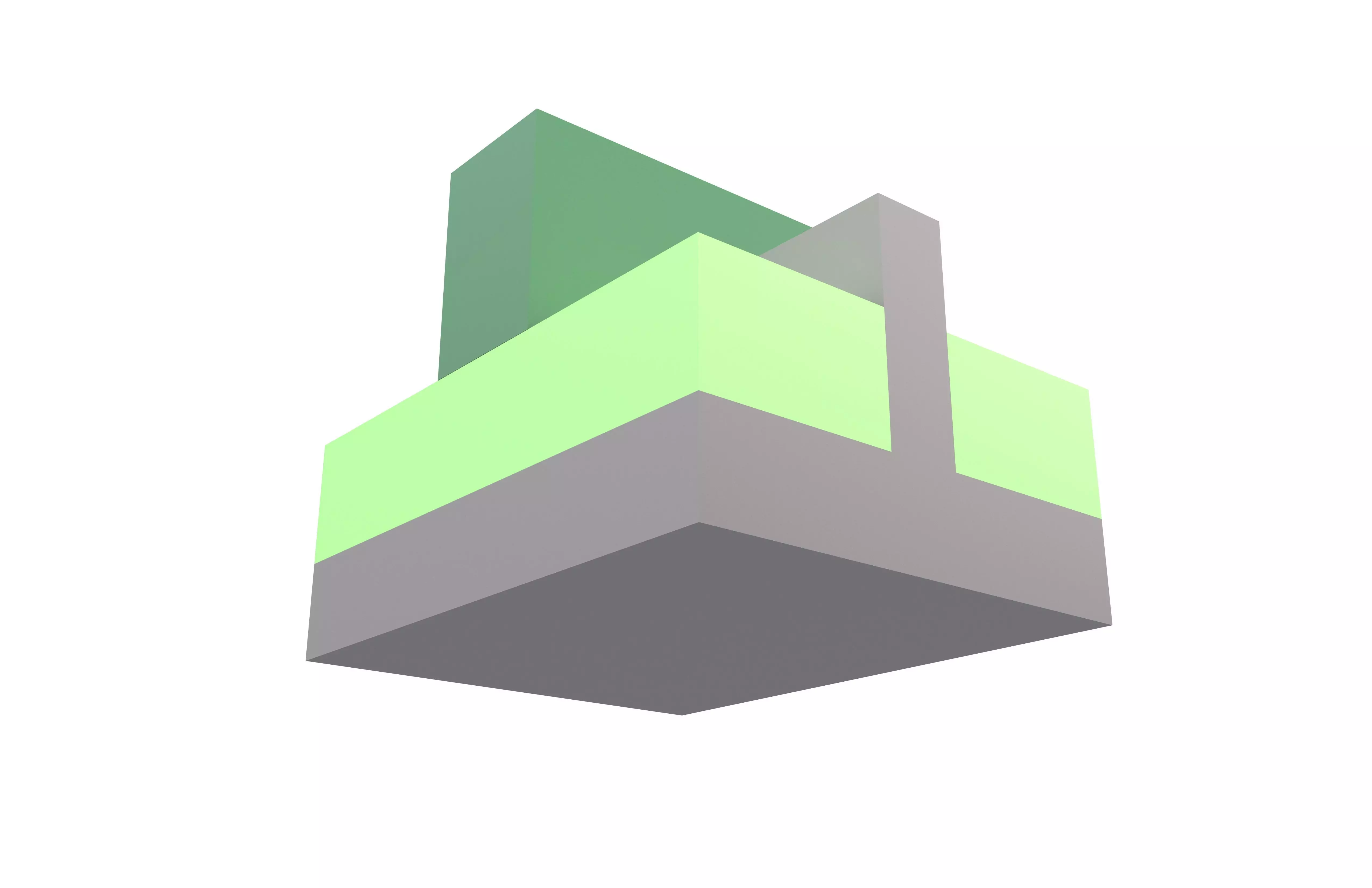 Chip FinFET Architecture v1 002 Low-poly 3D model_3