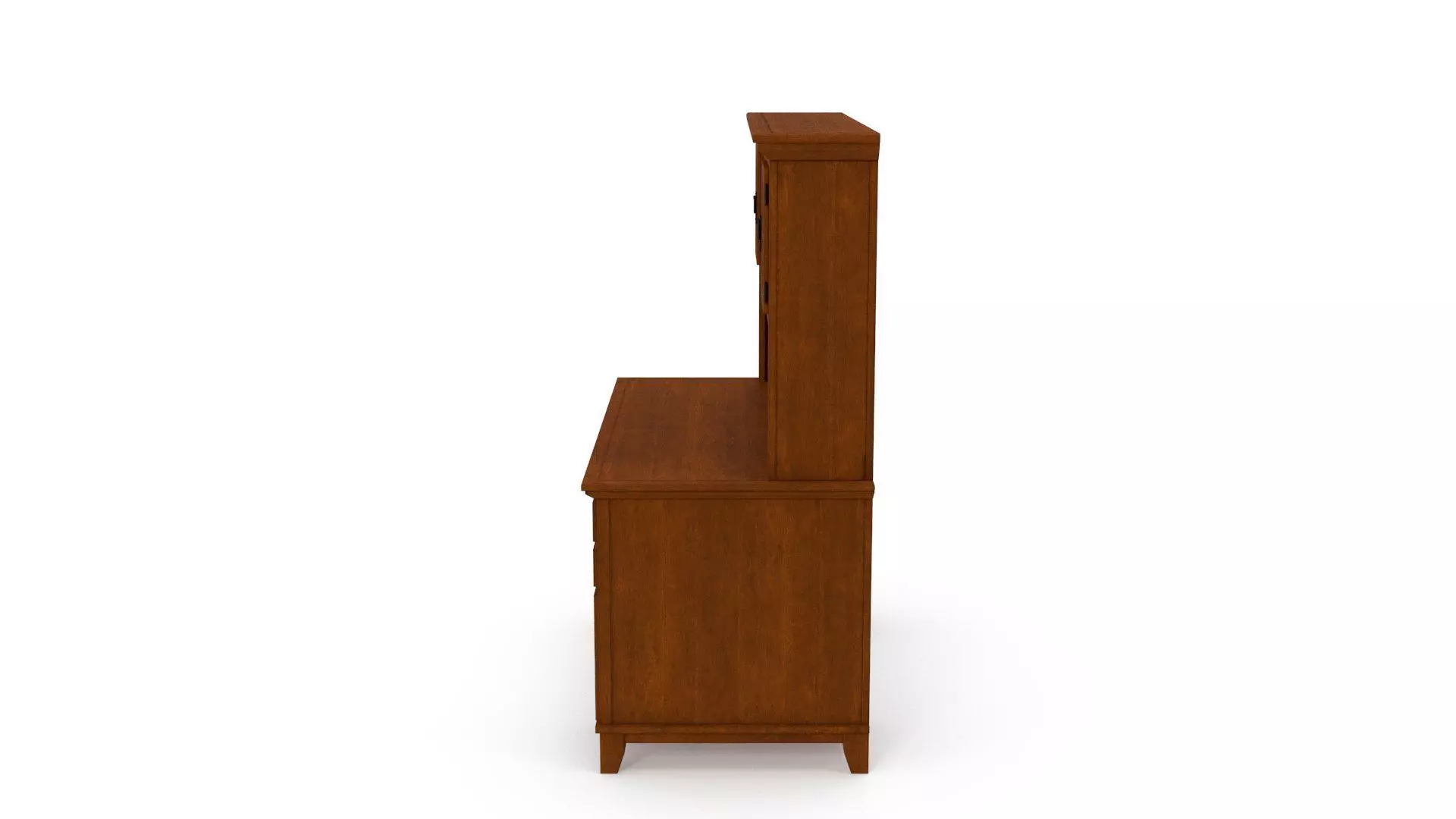Rhaven Desk with Hutch 3D model_8