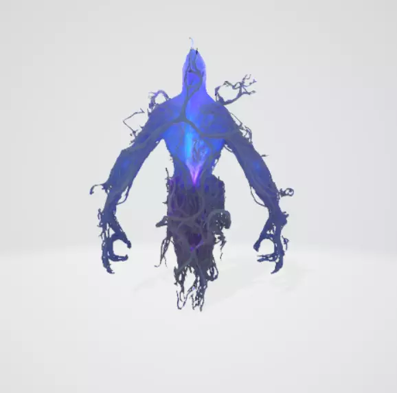 Threxari Spindlewood - Game Ready Character 3D model_2