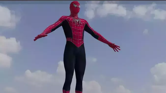 ACCURATE Tobey Spider-Man Rigged 3d MODEL ready-to-use