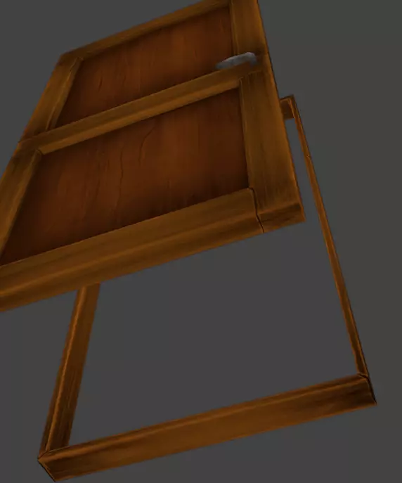 3 High Poly Doors and Textured 3D Models Low-poly 3D model_8