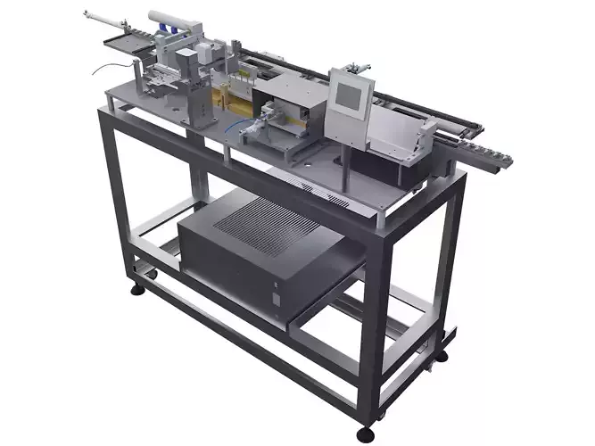 Inductive automatic soldering and testing machine