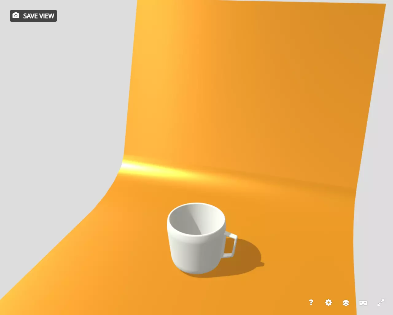 Off White Ceramic Mug 3D Model Free 3D model