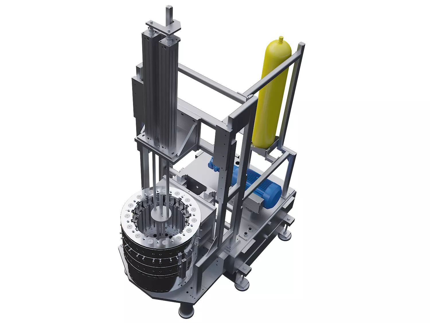 Large diameter pipe internal welding machine 3D model_1