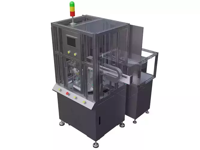 Semi finished locking screw machine