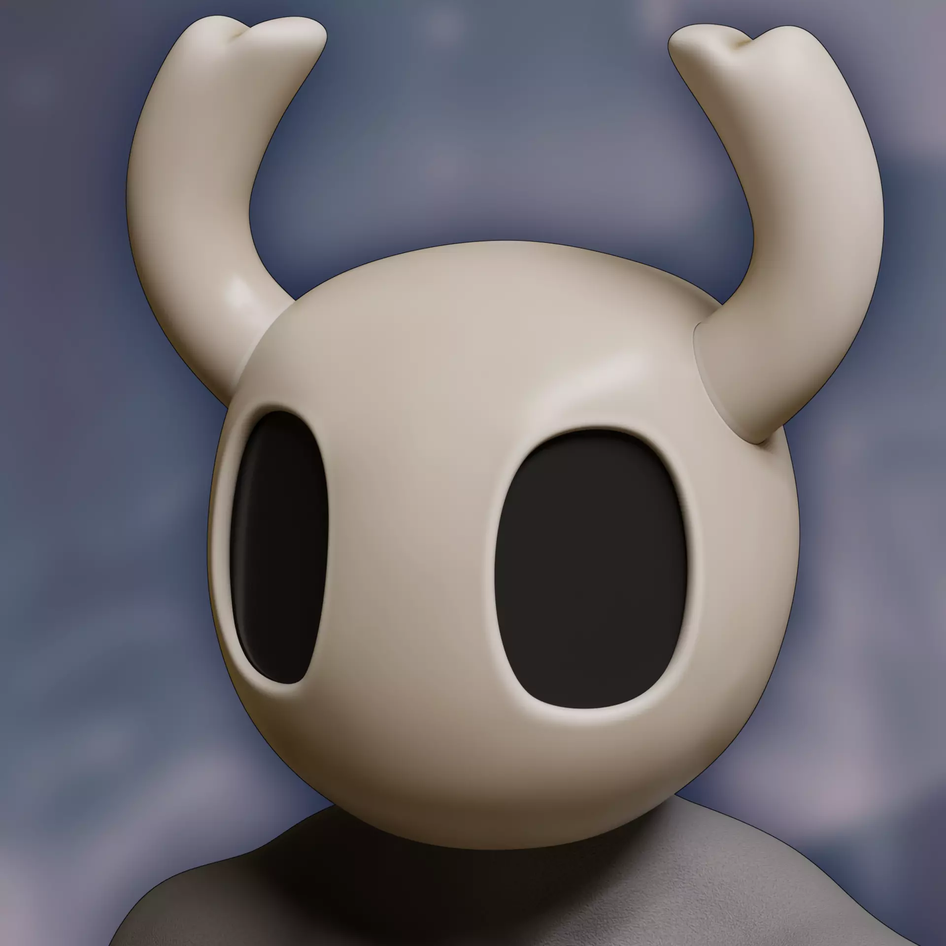 Hollow Knight helmet mask 3D print model_0