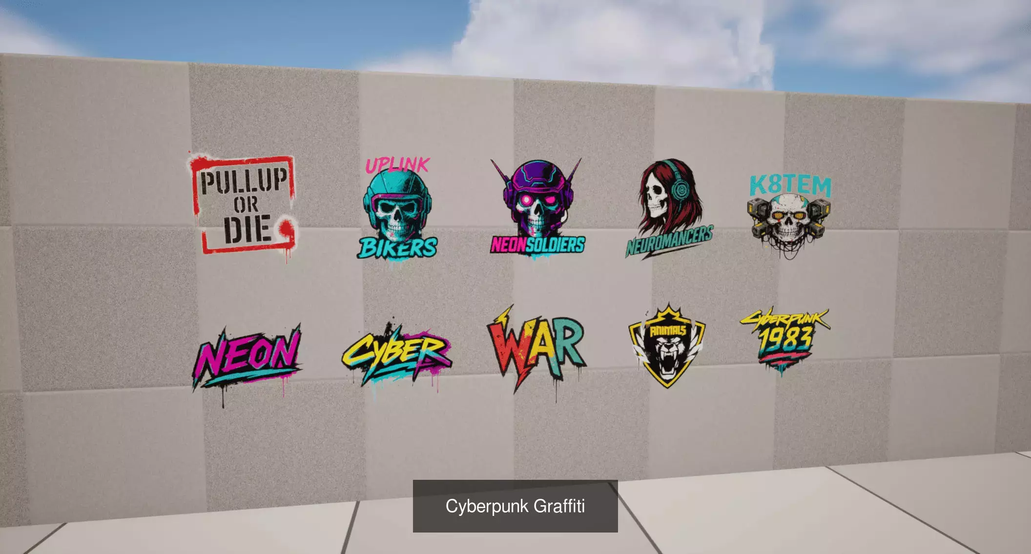 Ultimate Graffiti 3D Collection 10 Unique Themed Packs _7