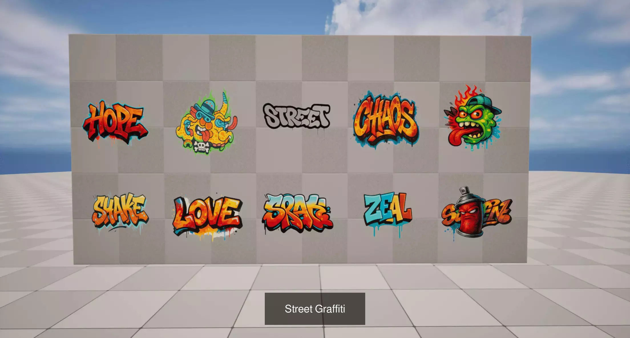 Ultimate Graffiti 3D Collection 10 Unique Themed Packs _1