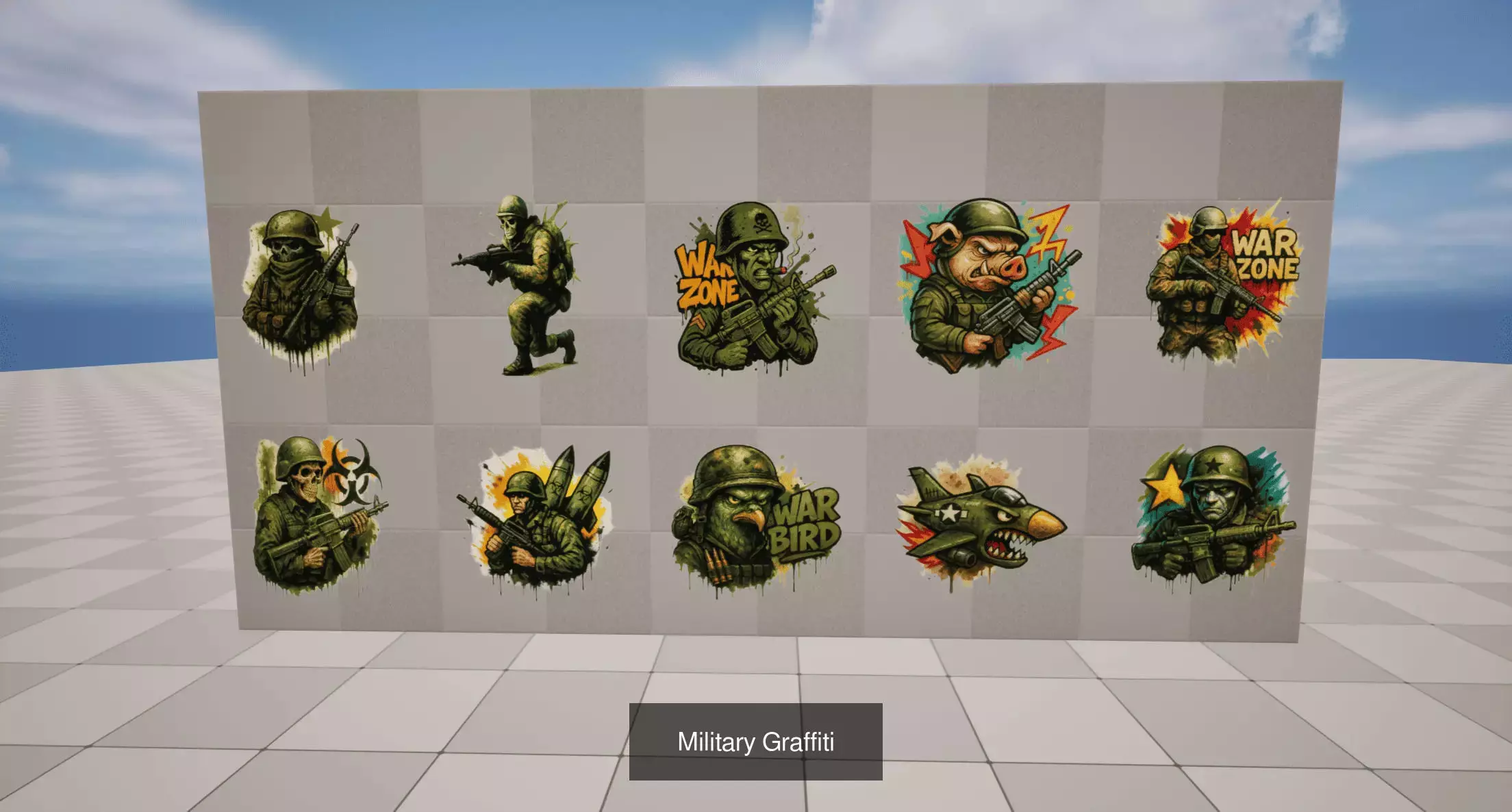 Ultimate Graffiti 3D Collection 10 Unique Themed Packs _2