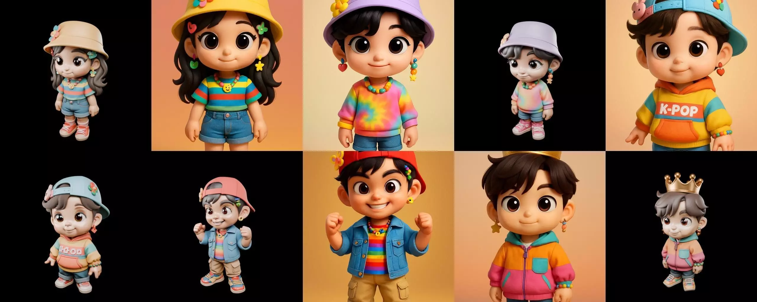 sweet figurine bundle 17 pack 94 glb 3D model_15