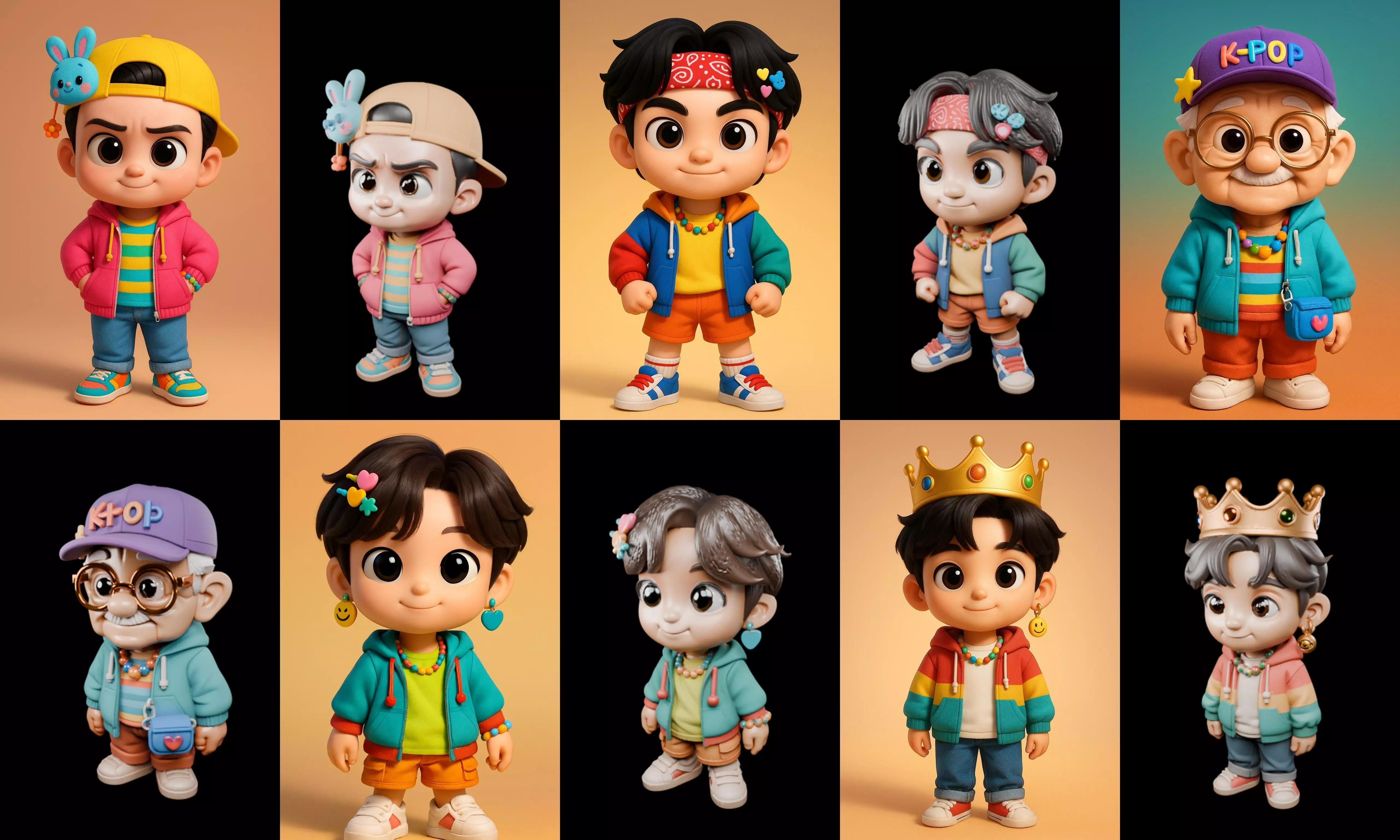 sweet figurine bundle 17 pack 94 glb 3D model_2