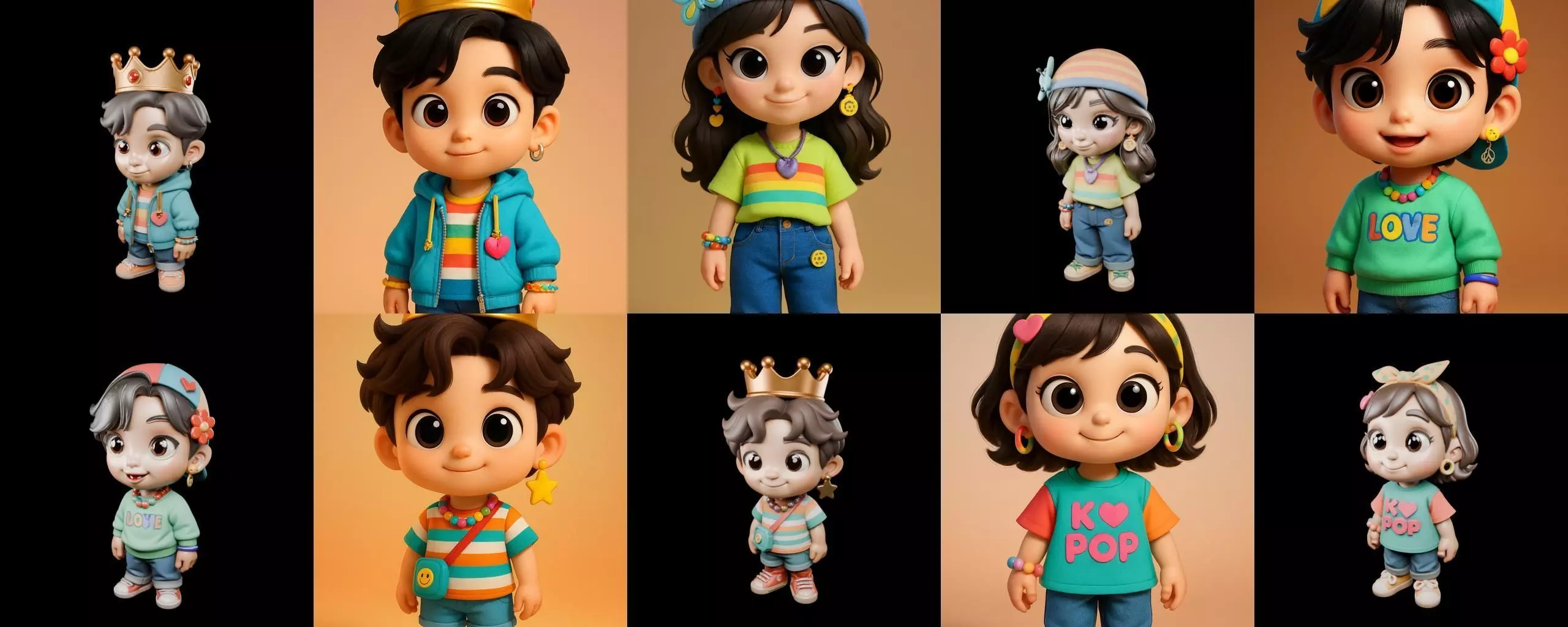 sweet figurine bundle 17 pack 94 glb 3D model_16