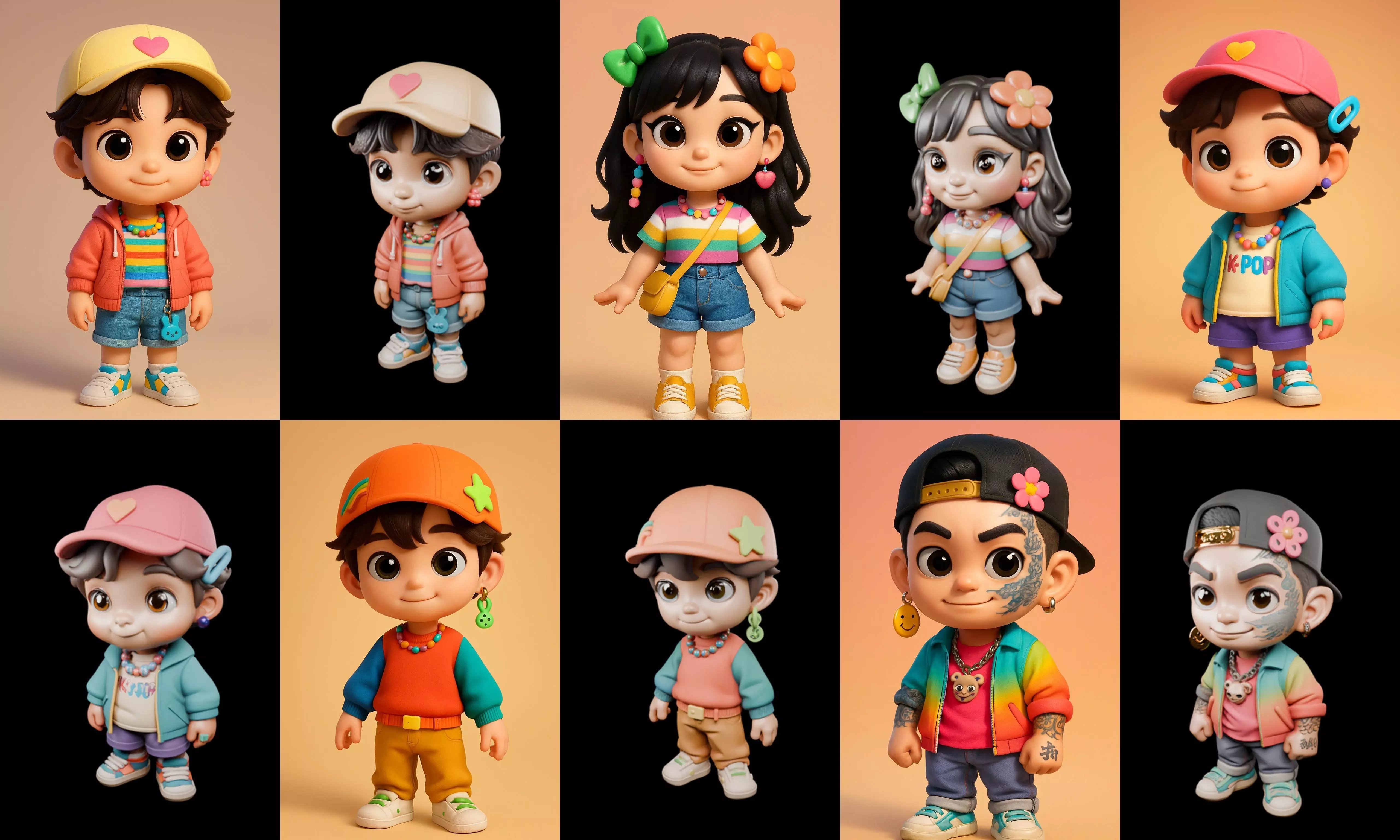 sweet figurine bundle 17 pack 94 glb 3D model_1