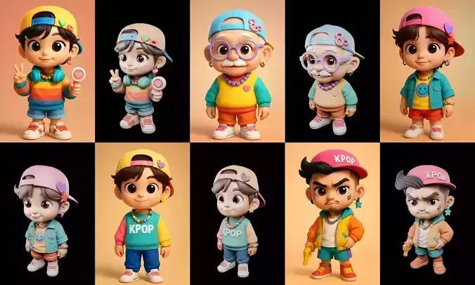 sweet figurine bundle 17 pack 94 glb