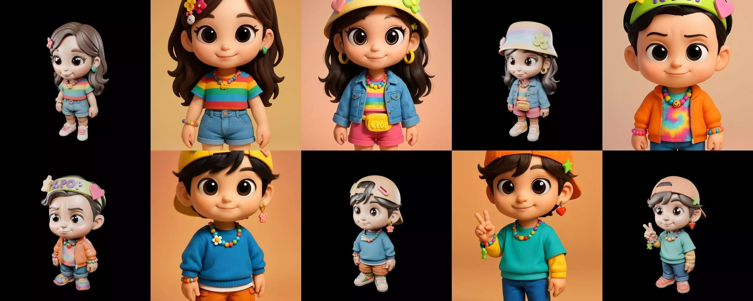 sweet figurine bundle 14 pack 100 glb 3D model_18