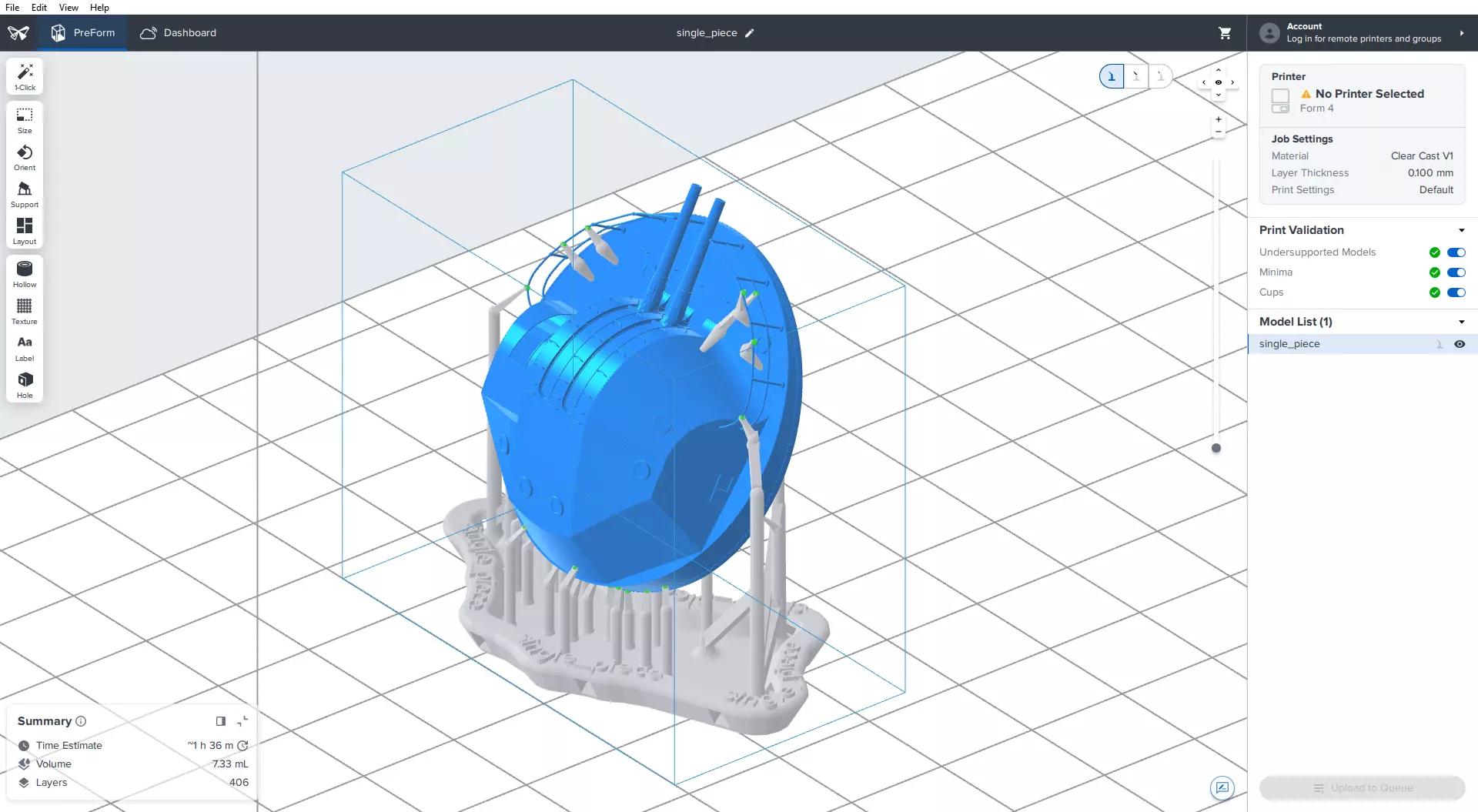 Japanese Type89 turret - Commercial license - 1-100 scale 3D print model_13