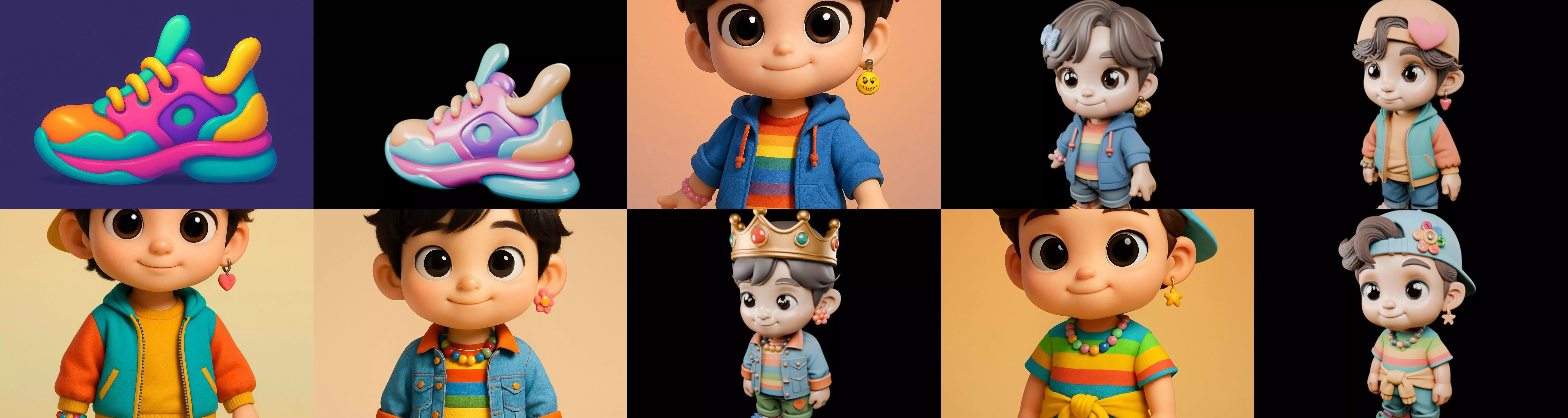 sweet figurine bundle 1 pack 100 glb 3D model_19