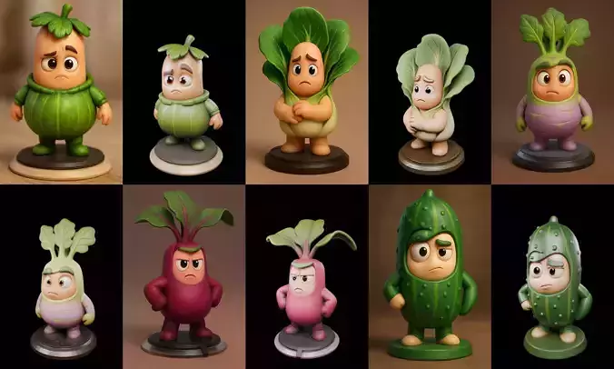 Stylized Fantasy bundle 2 pack 100 glb