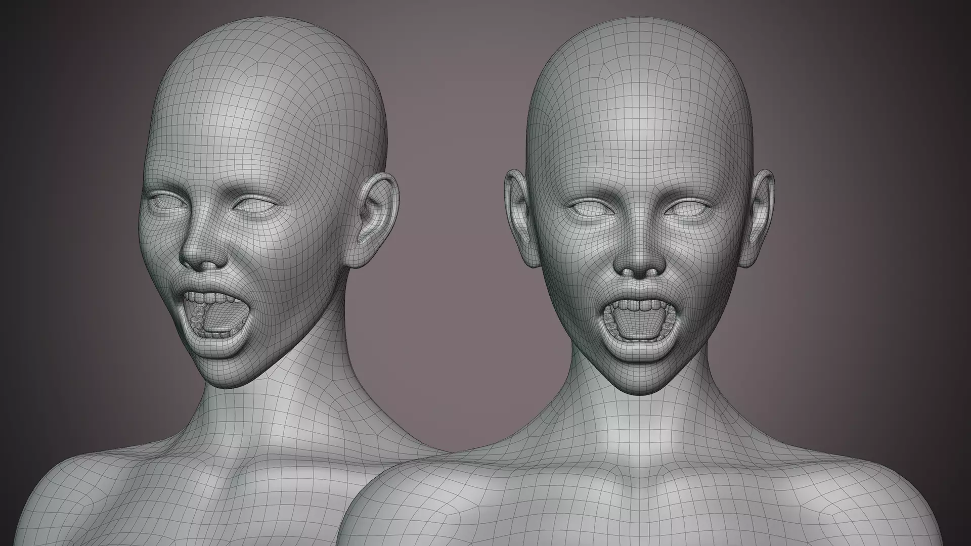 Female with ABS Casual EEVEE BLENDER 3D model_14