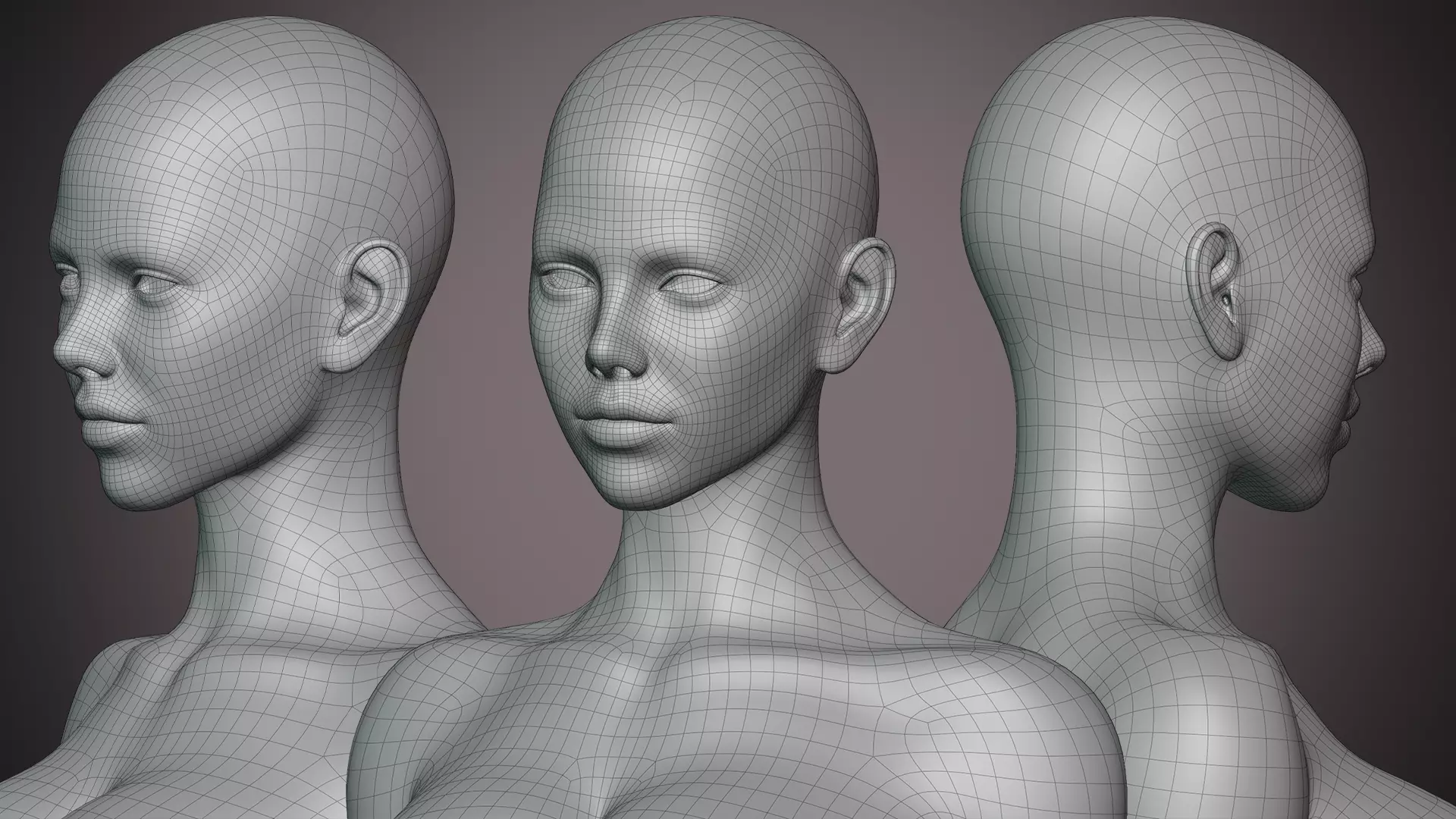 Female with ABS Casual EEVEE BLENDER 3D model_12