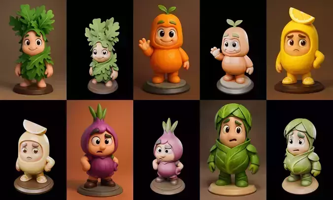 Stylized Fantasy bundle 14 pack 14 glb