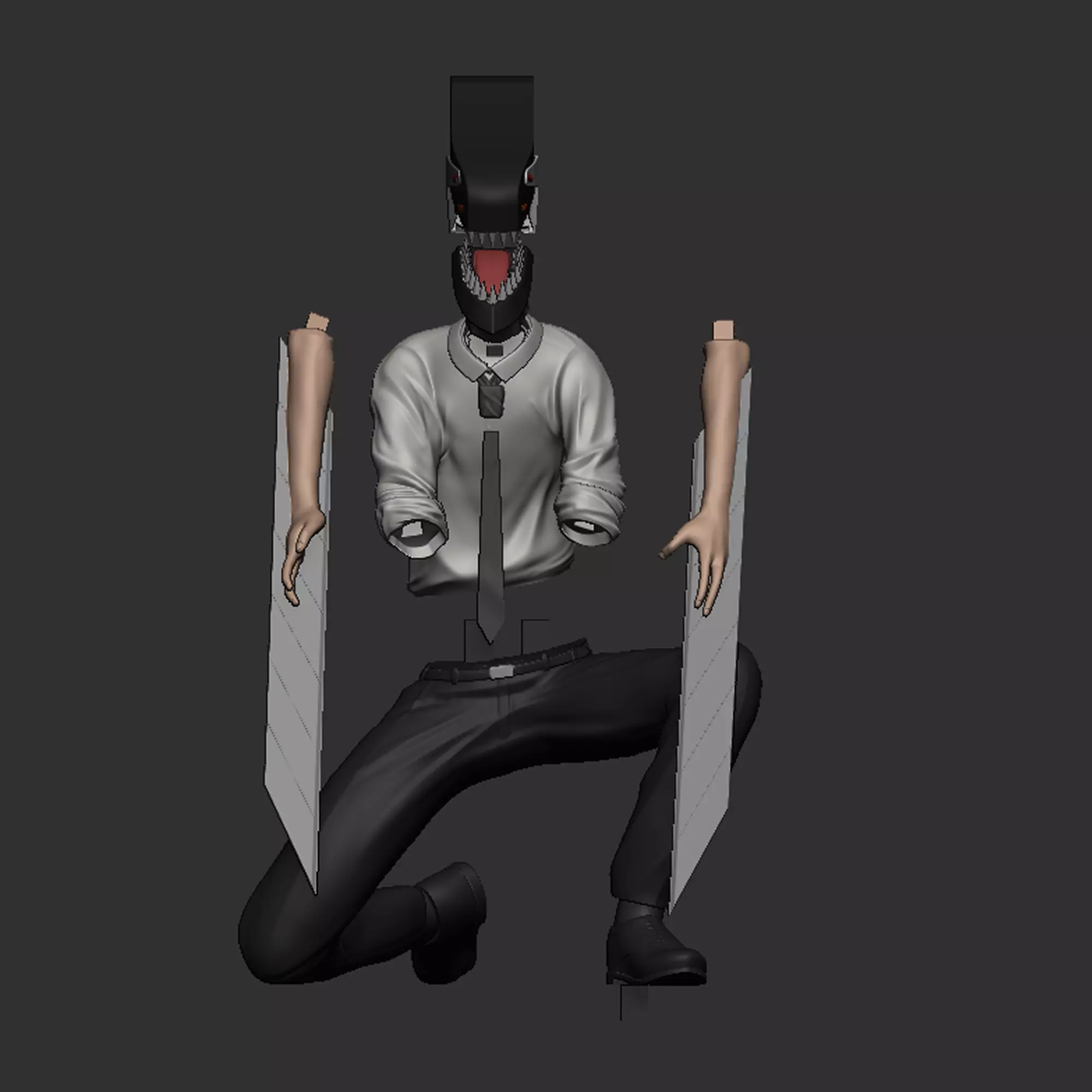 Office man Free 3D print model_5