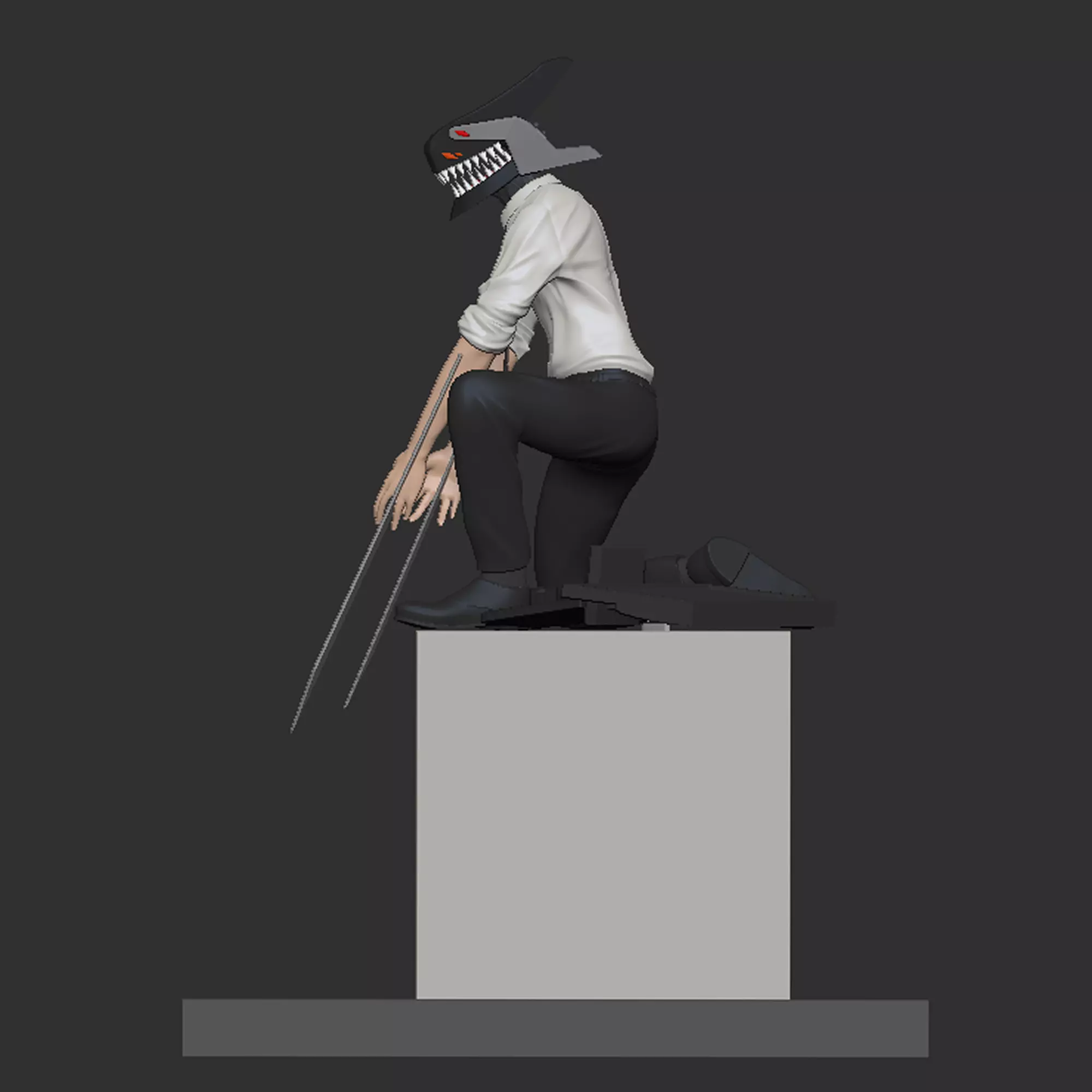 Office man Free 3D print model_3
