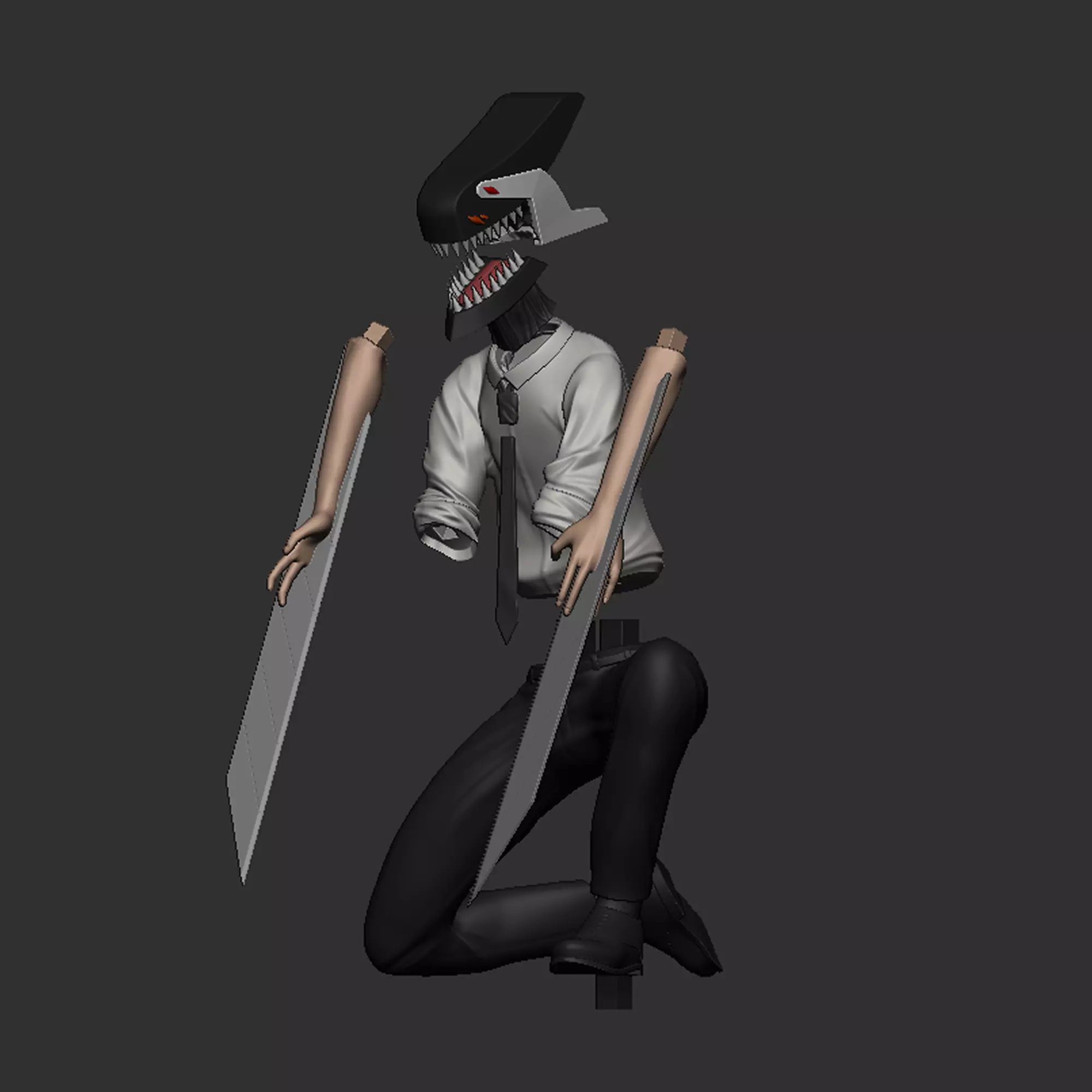 Office man Free 3D print model_6