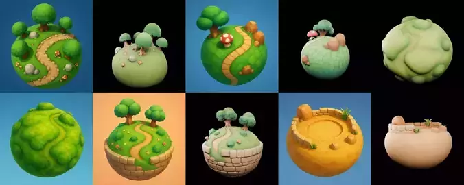 Planet Earth One bundle 3 pack 100 glb