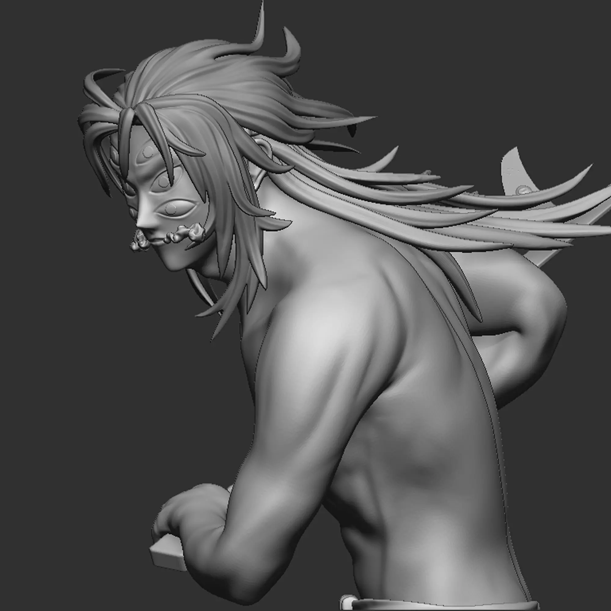 Kokushibo - Demon Slayer  Kimetsu no Yaiba 3D print model_1