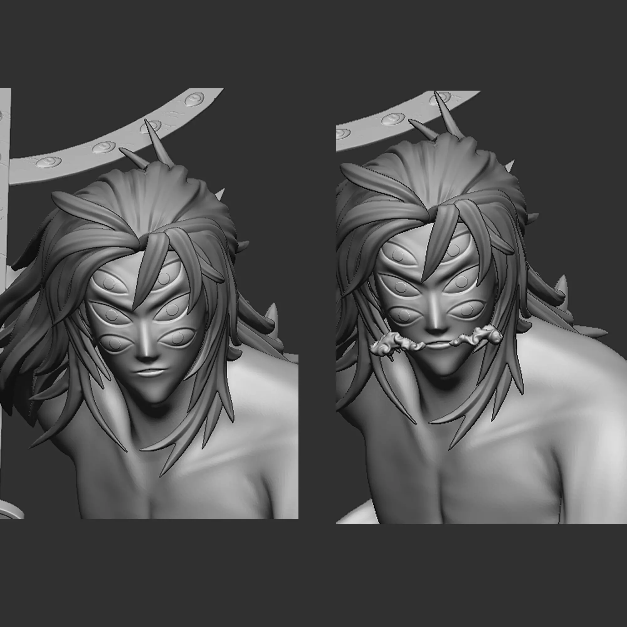 Kokushibo - Demon Slayer  Kimetsu no Yaiba 3D print model_6