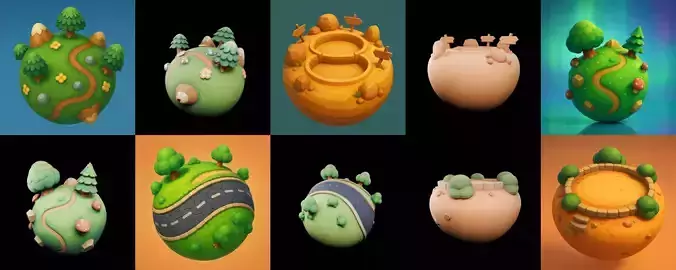 Planet Earth One bundle 11 pack 100 glb