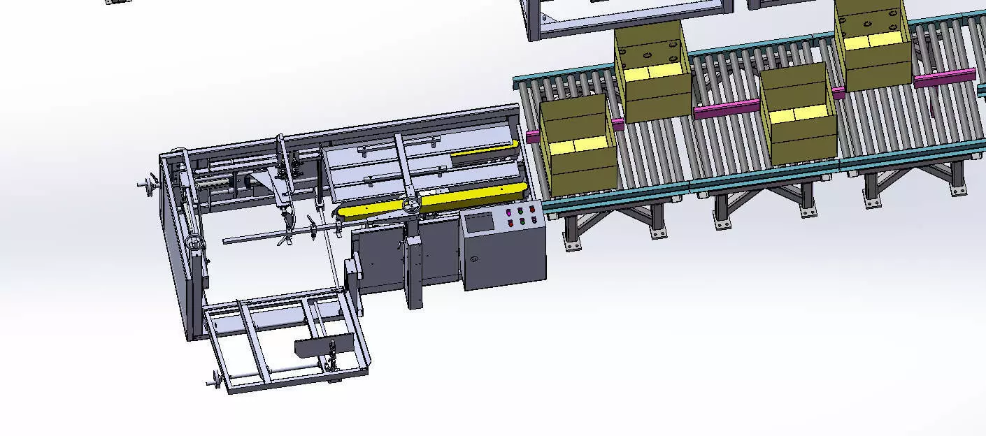 Food Boxing and Palletizing Automation 3D model_6