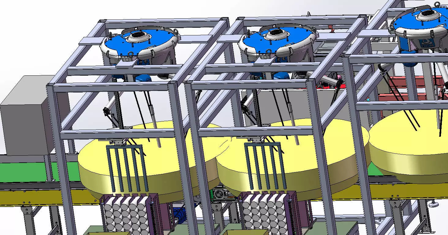 Food Boxing and Palletizing Automation 3D model_7