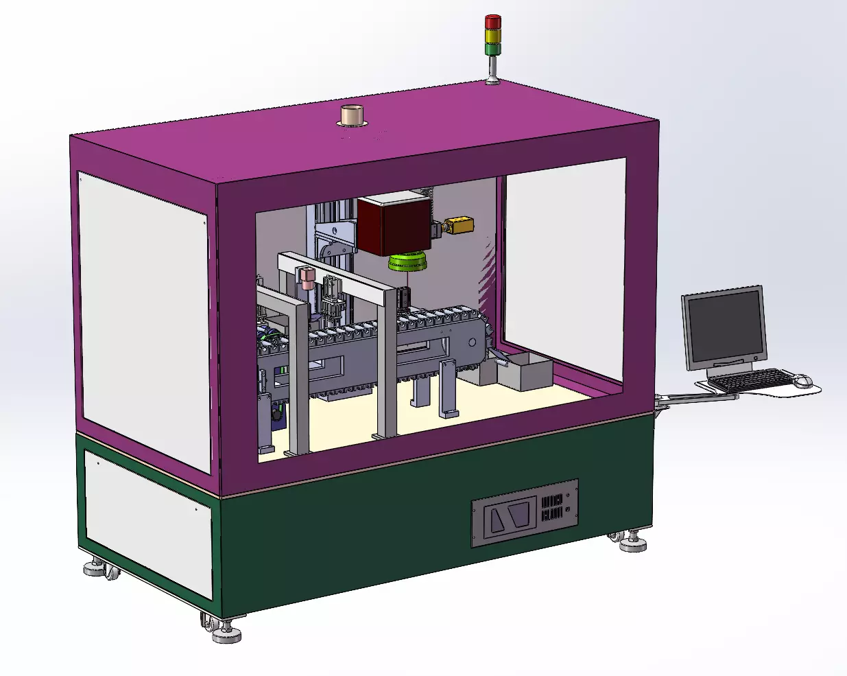 Lithium Battery Tab Laser Welding Machine 3D model_0