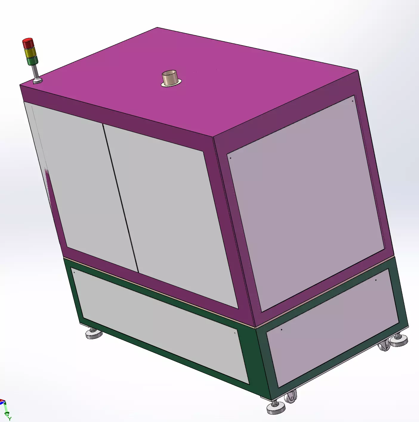 Lithium Battery Tab Laser Welding Machine 3D model_1