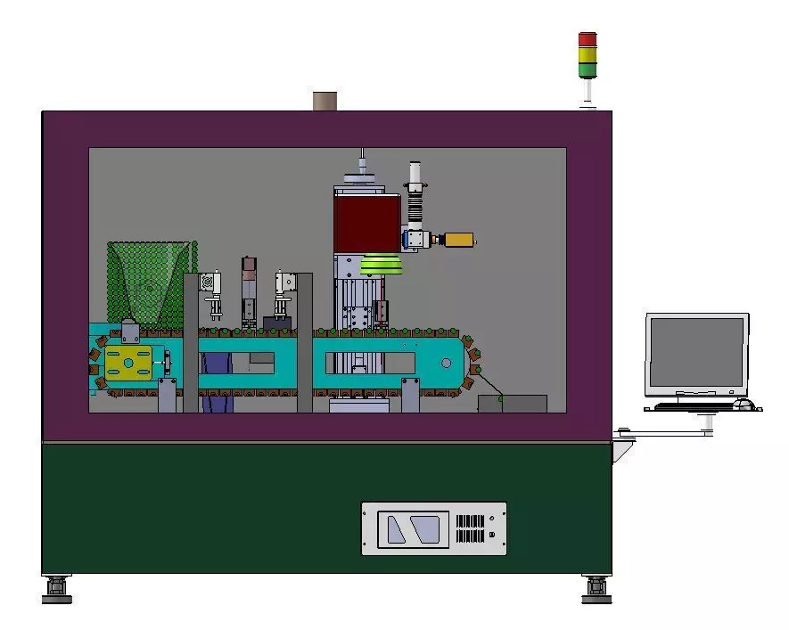 Lithium Battery Tab Laser Welding Machine 3D model_5