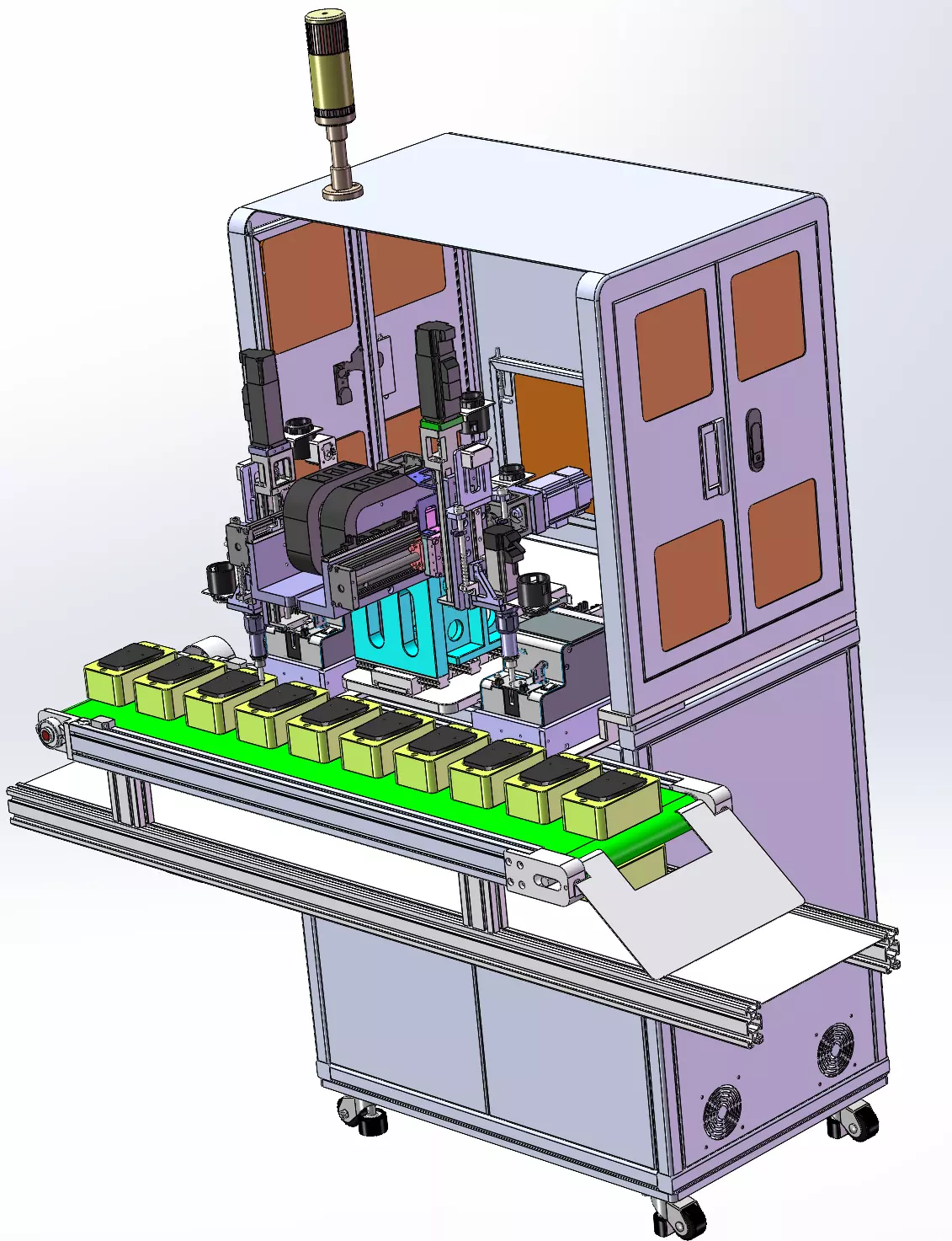 Screw for the mouse PCB board 3D model_1
