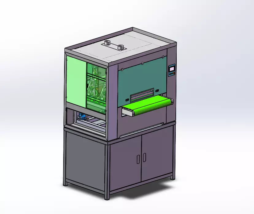Metal Indentation Polishing Machine 3D model_6