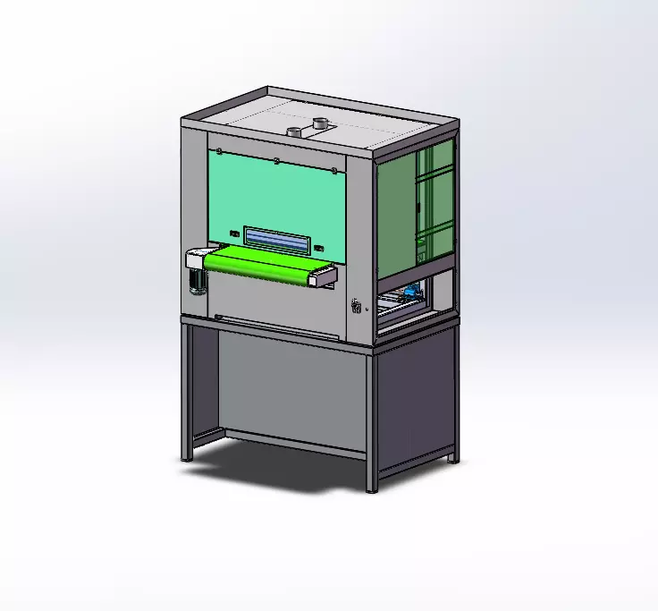 Metal Indentation Polishing Machine 3D model_8