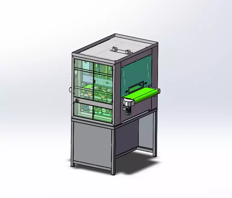 Metal Indentation Polishing Machine 3D model_7