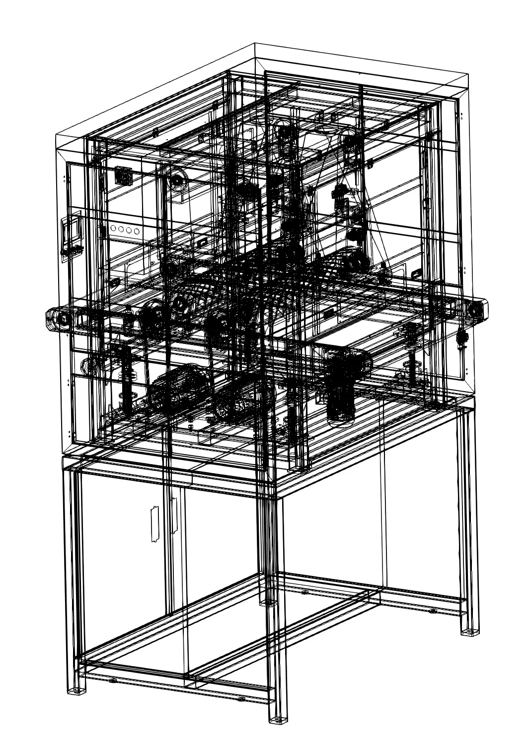 Metal Indentation Polishing Machine 3D model_3
